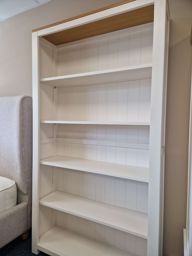 Chalford Warm White Large Bookcase