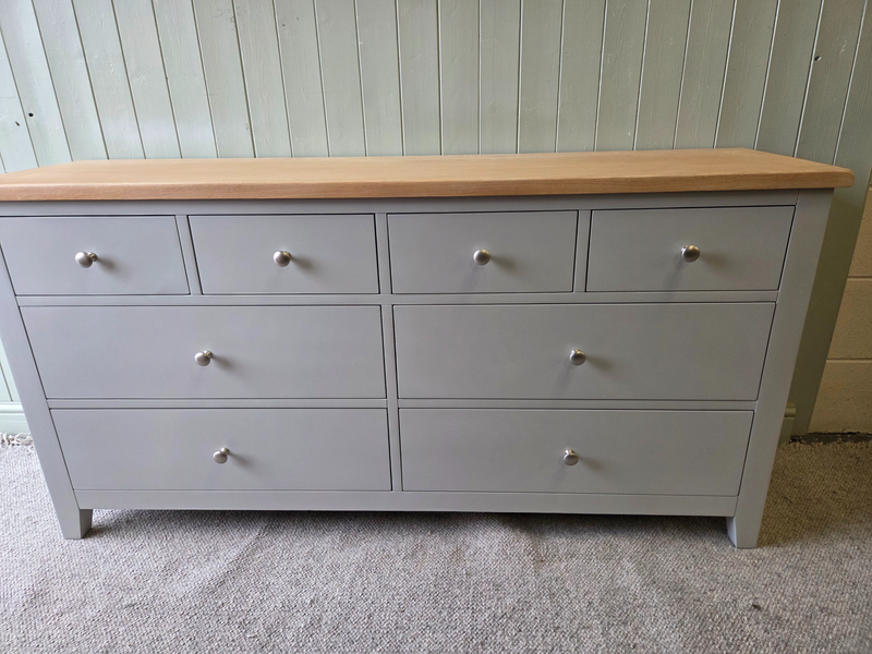 Chester Dove Grey 8 Drawer Chest