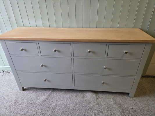 Chester Dove Grey 8 Drawer Chest