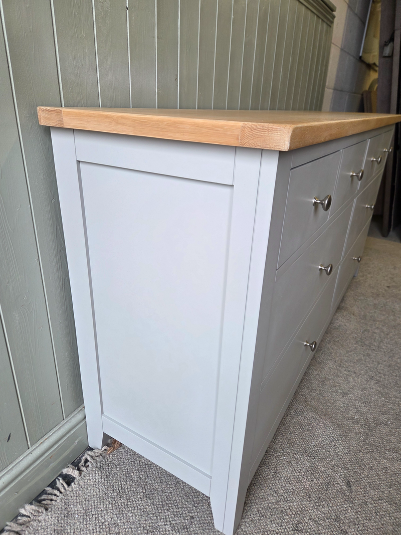 Chester Dove Grey 8 Drawer Chest