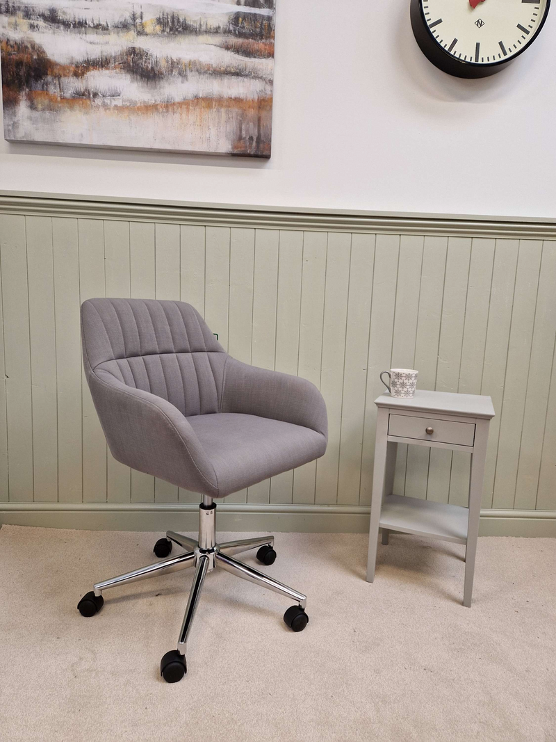 Arlebrook Office Chair - Grey Linen