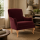 Elsie Armchair- Rosehip-  Matt Velvet
