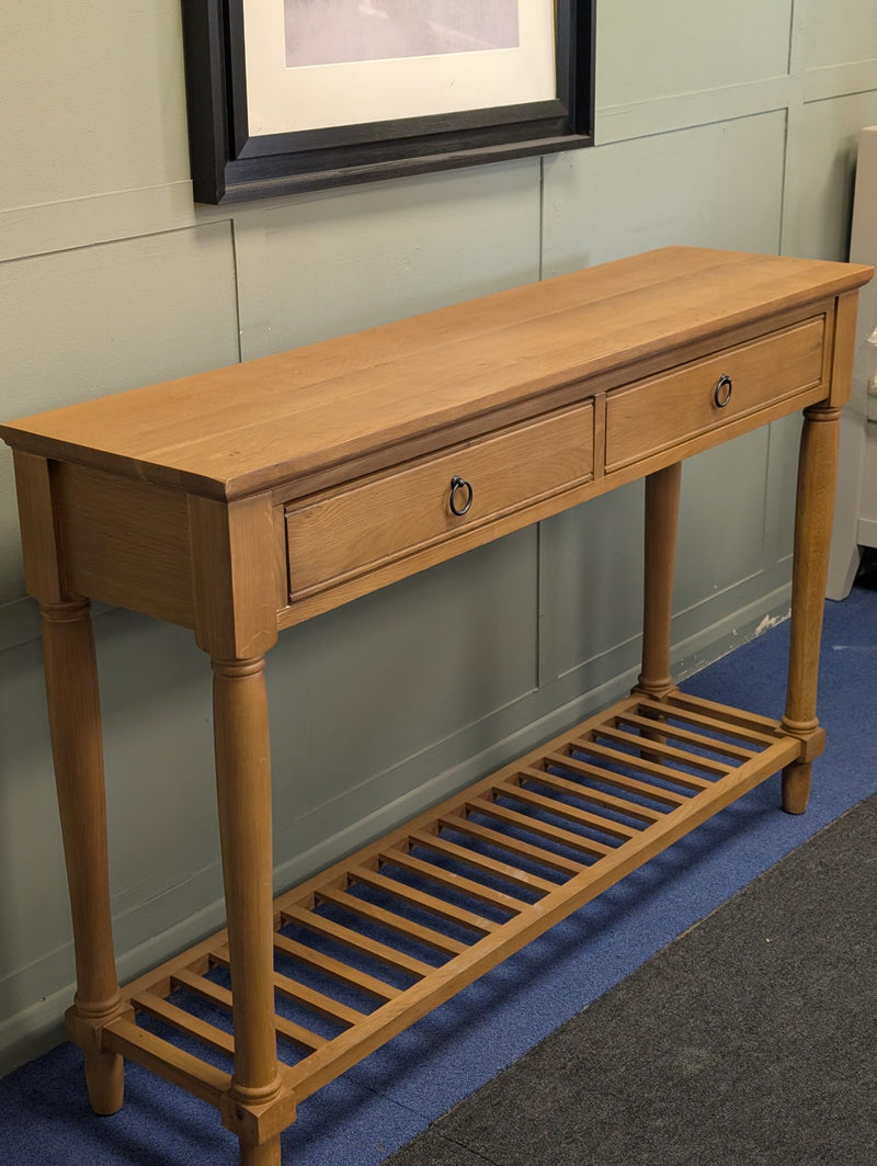 Elkstone Mellow Oak Console Table