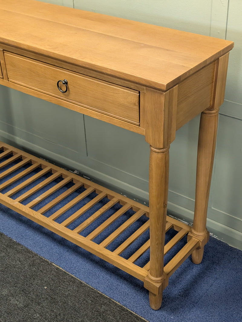 Elkstone Mellow Oak Console Table