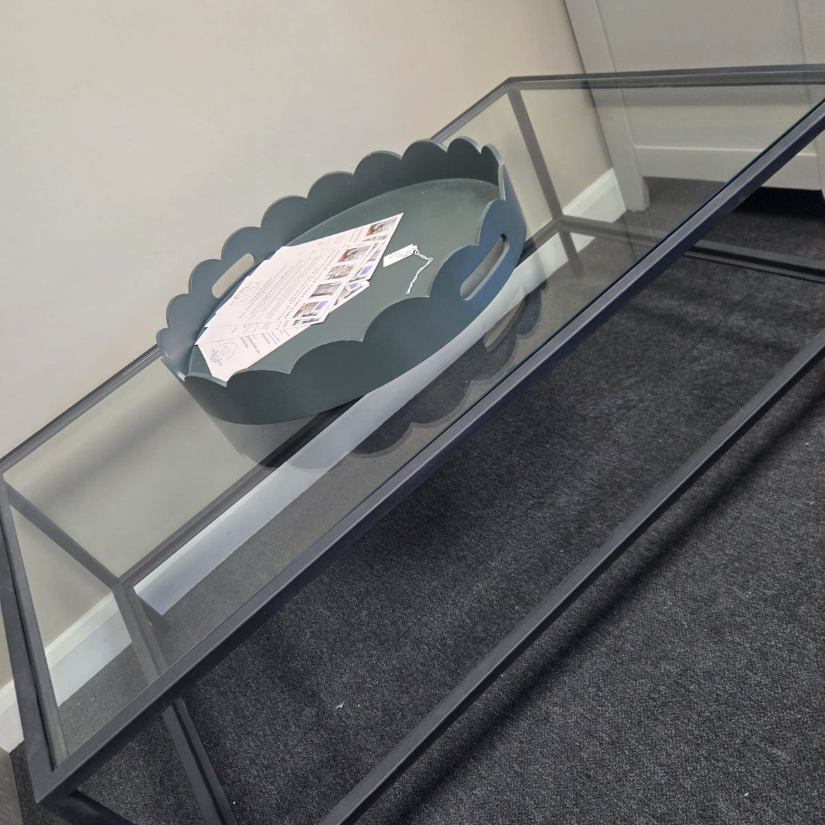 Foxcote Metal & Glass Coffee Table