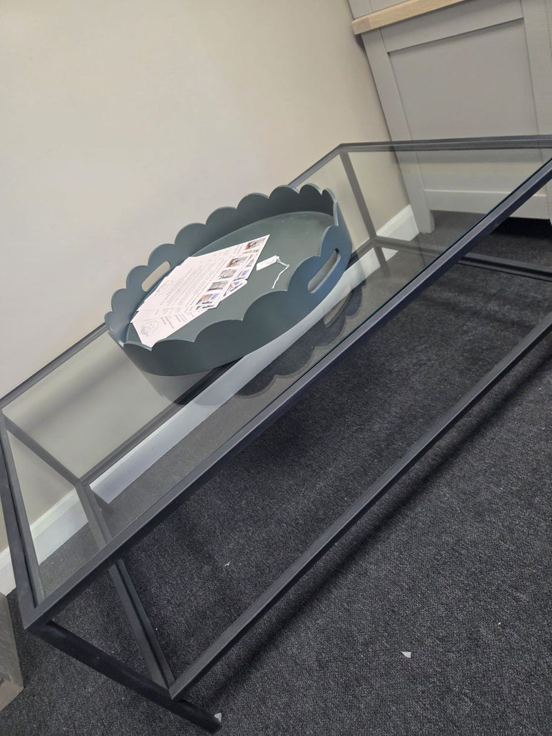Foxcote Metal & Glass Coffee Table
