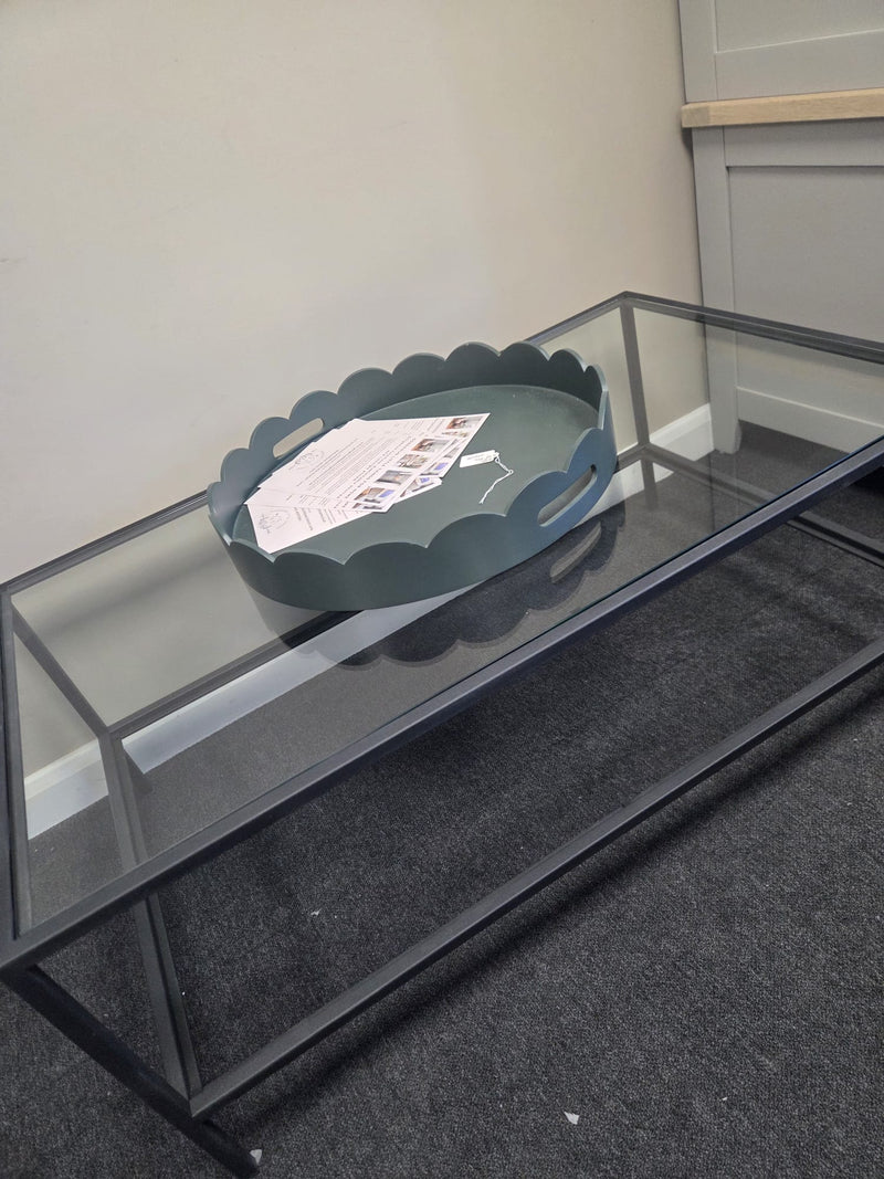 Foxcote Metal & Glass Coffee Table