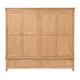 Inglesham Whitewash Oak Quad Wardrobe