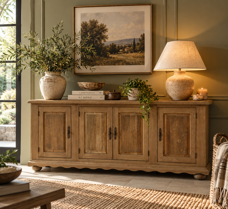 Lowenna Sideboard - Natural Recycled Elm