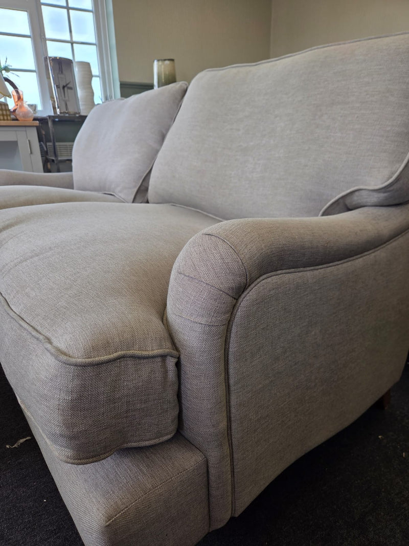Morris - 3 Seater Sofa - Mid Grey - Linen Mix