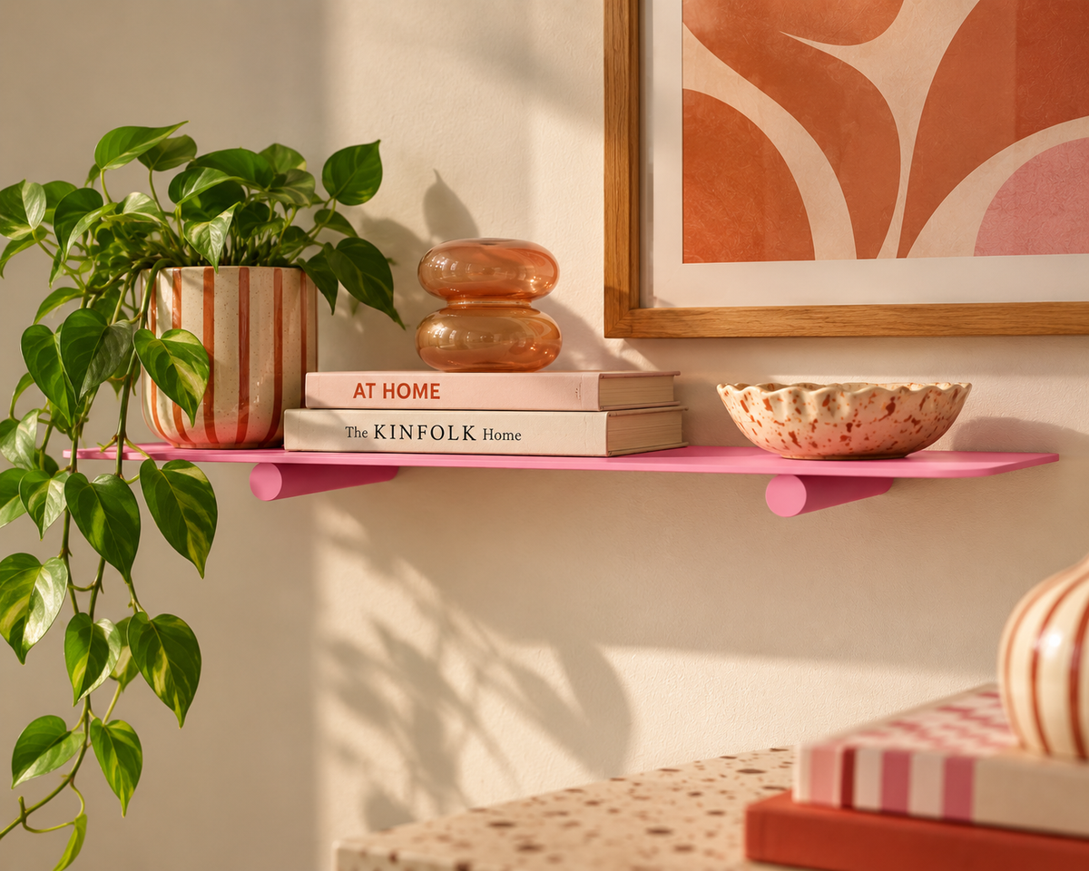 Wall Shelf - Light Pink (W 40cm)