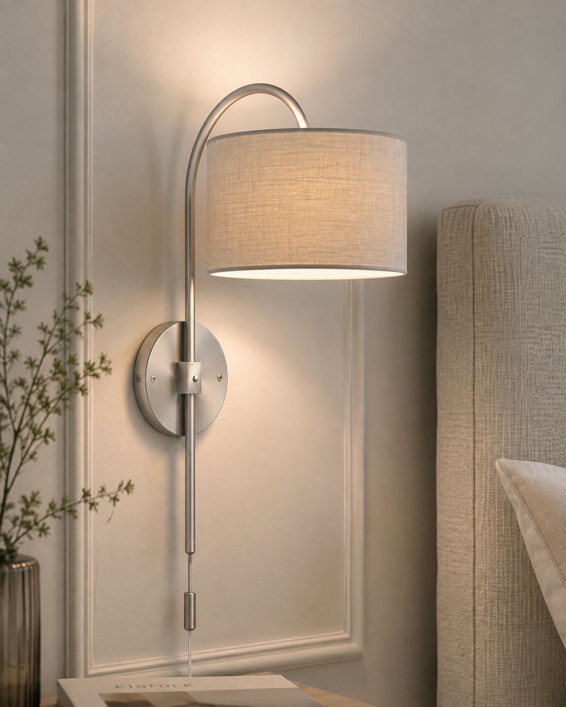 Arc Wall Light- Silver