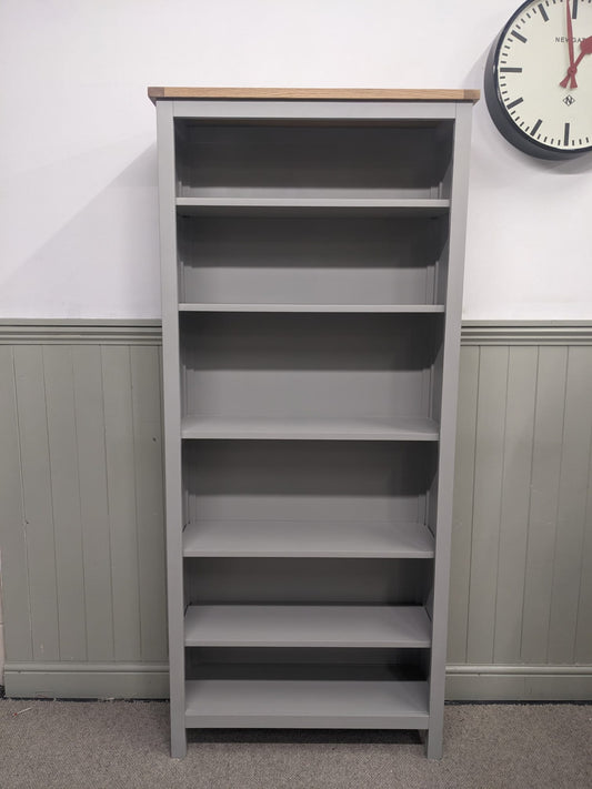 Simply Cotswold Pebble Grey Large Bookcase