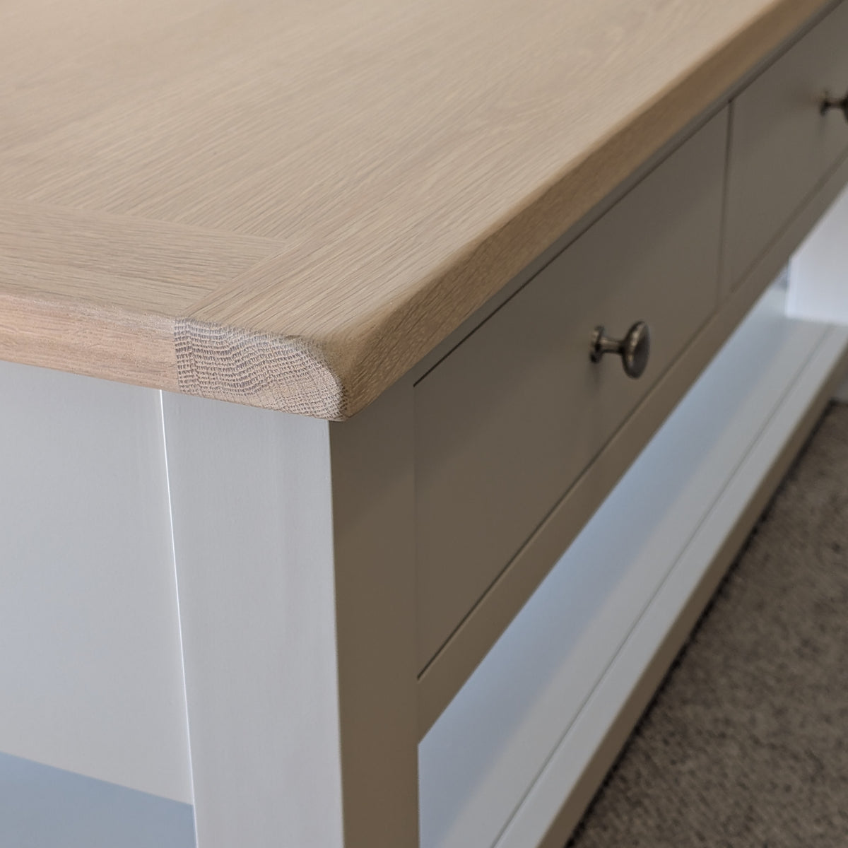 Chester Limestone Coffee Table with Drawers