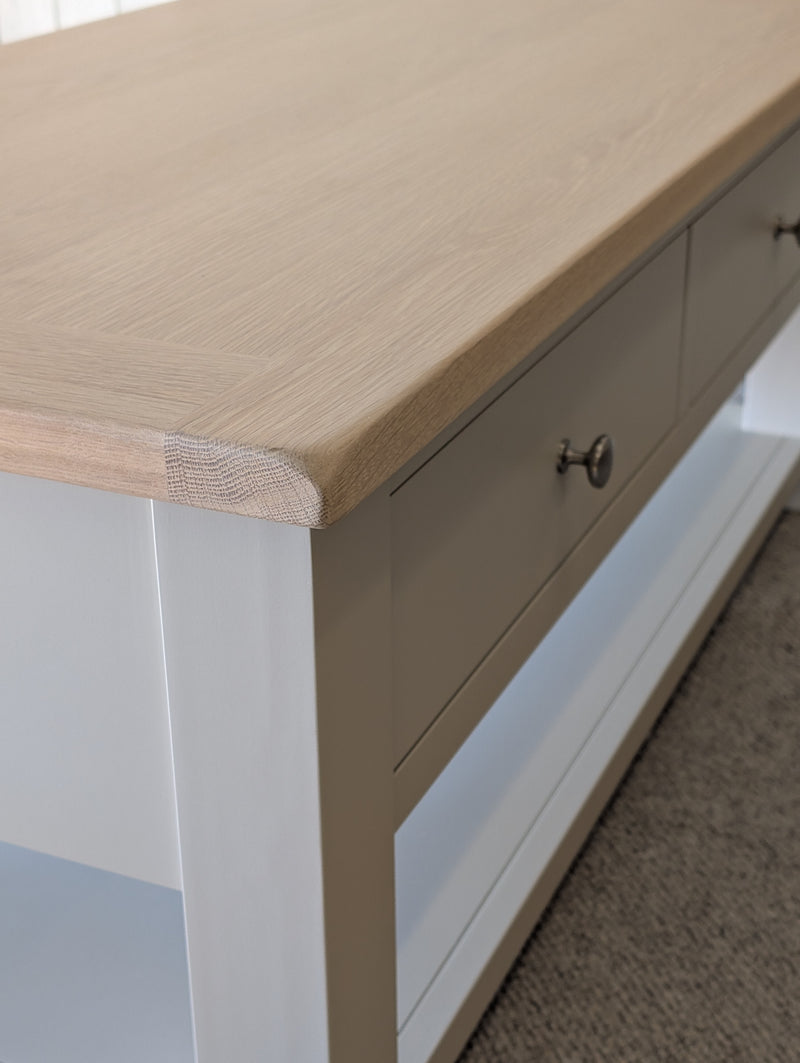 Chester Limestone Coffee Table with Drawers