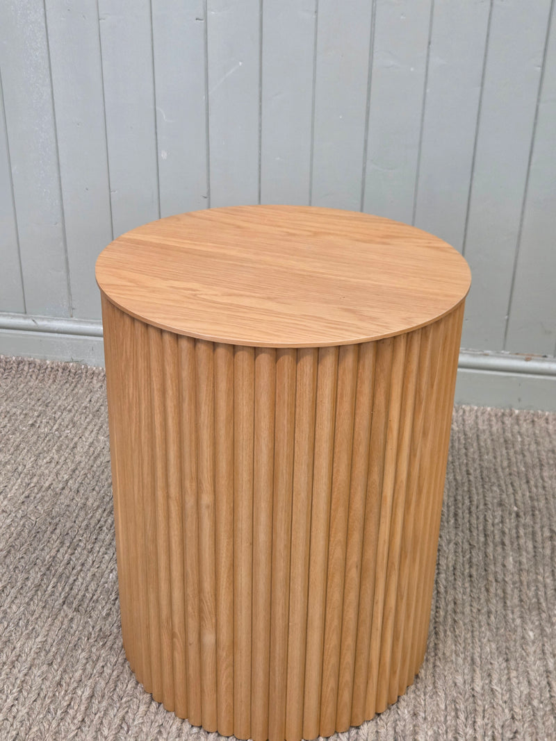 Fluted Side Table