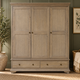 Winchcombe Smoked Oak Triple Wardrobe