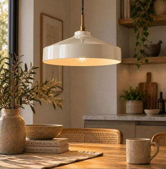 M&S Leo Pendant Light - Cream