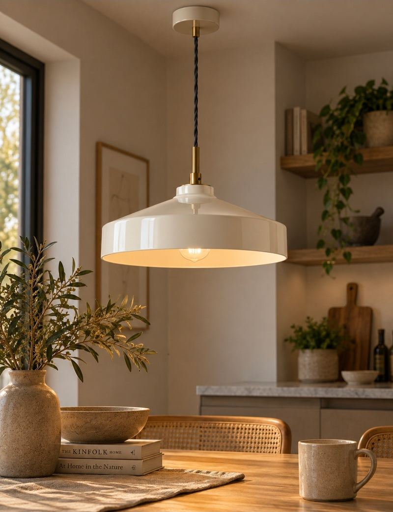 M&S Leo Pendant Light - Cream