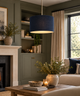 Velvet Lamp Shade - Navy