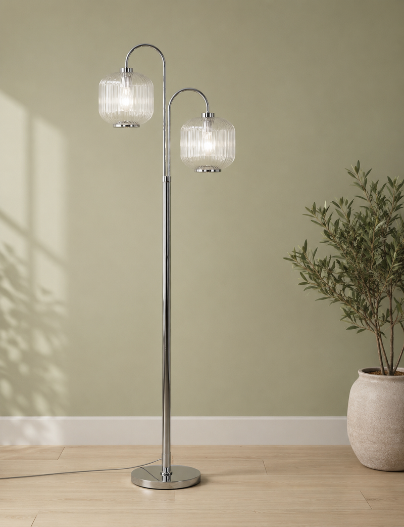Amelia Ridged Floor Lamp
