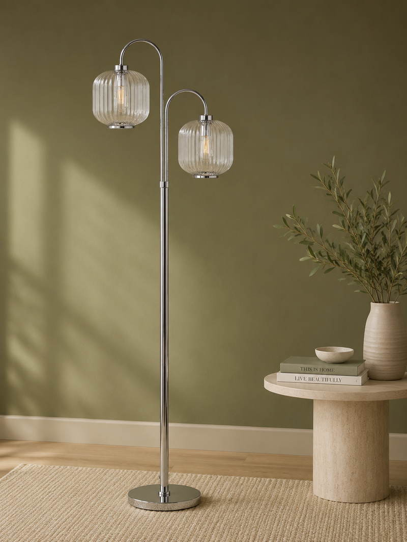 Amelia Ridged Floor Lamp
