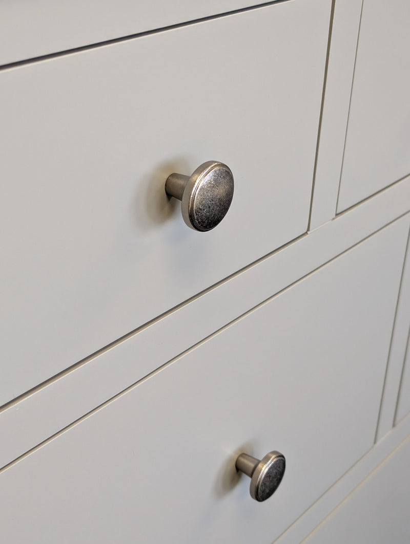 Chantilly Pebble Grey 7 Drawer Chest