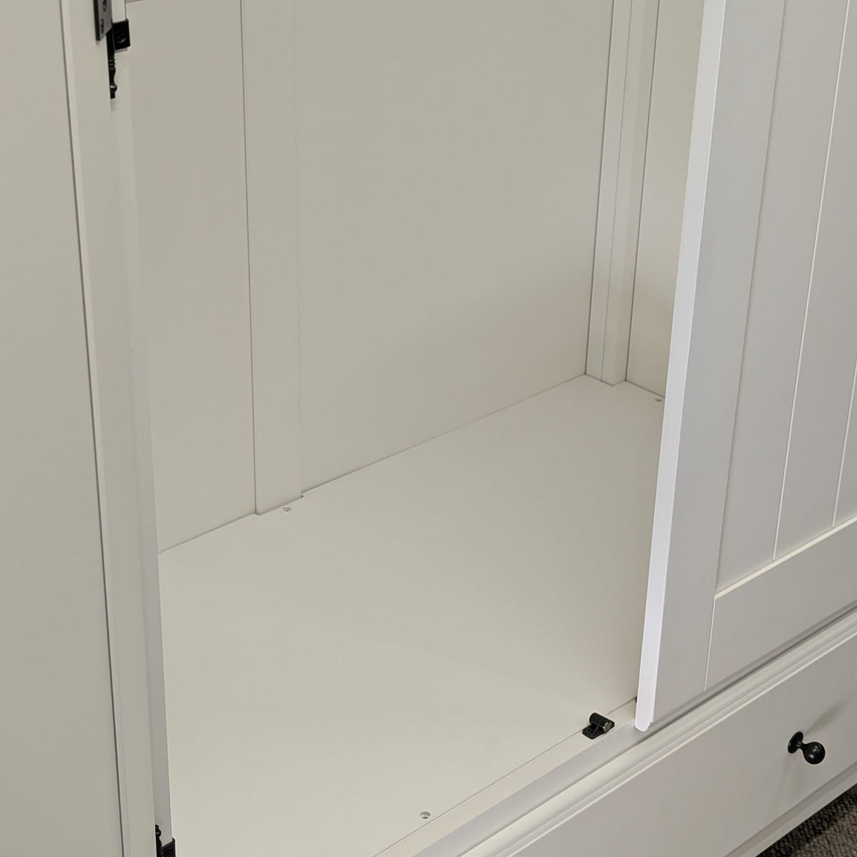 Winstone Pure White Double Wardrobe