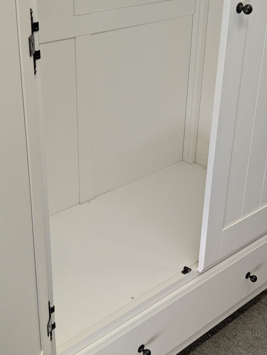 Winstone Pure White Double Wardrobe