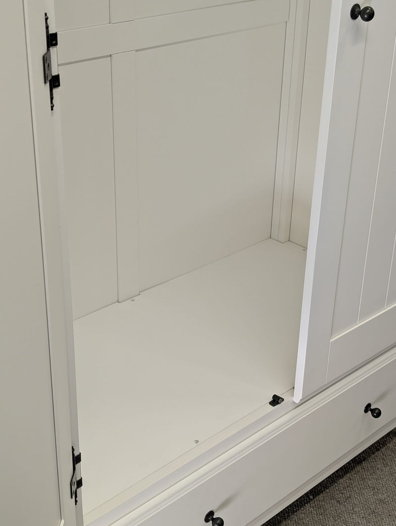 Winstone Pure White Double Wardrobe