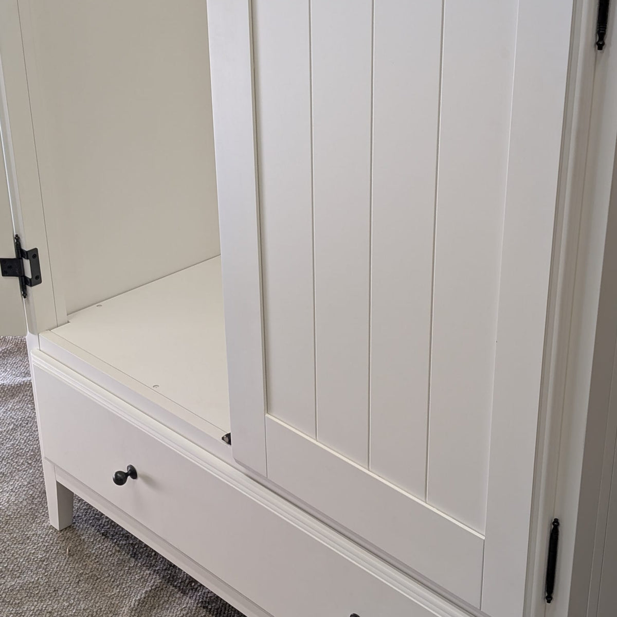 Winstone Pure White Double Wardrobe
