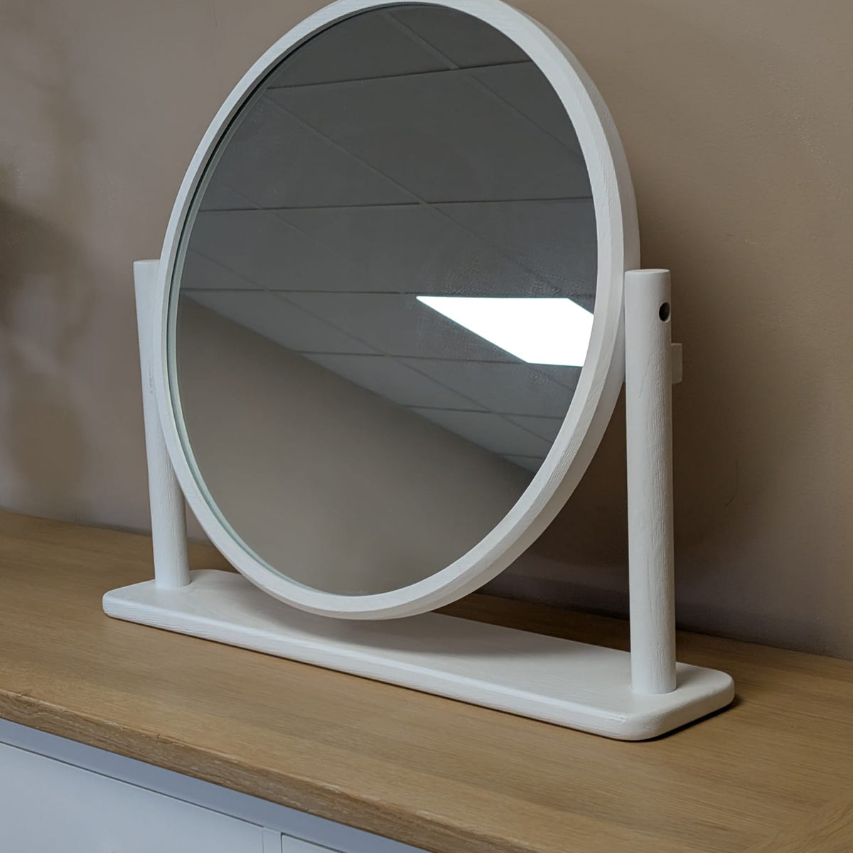 Berkeley White Oak Dressing Table Mirror