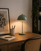 Metal Dome Table Lamp - Green