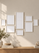 Set of 8 Gallery Frames - White