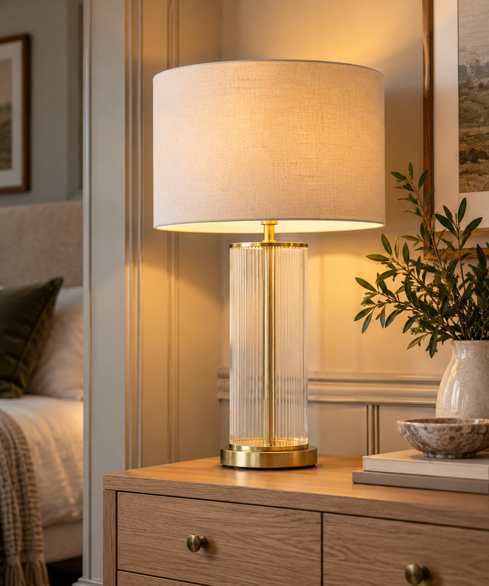 Monroe Table Lamp - Antique Brass