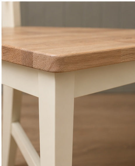 Chester Classic Cream Wooden Seat Dining Chair