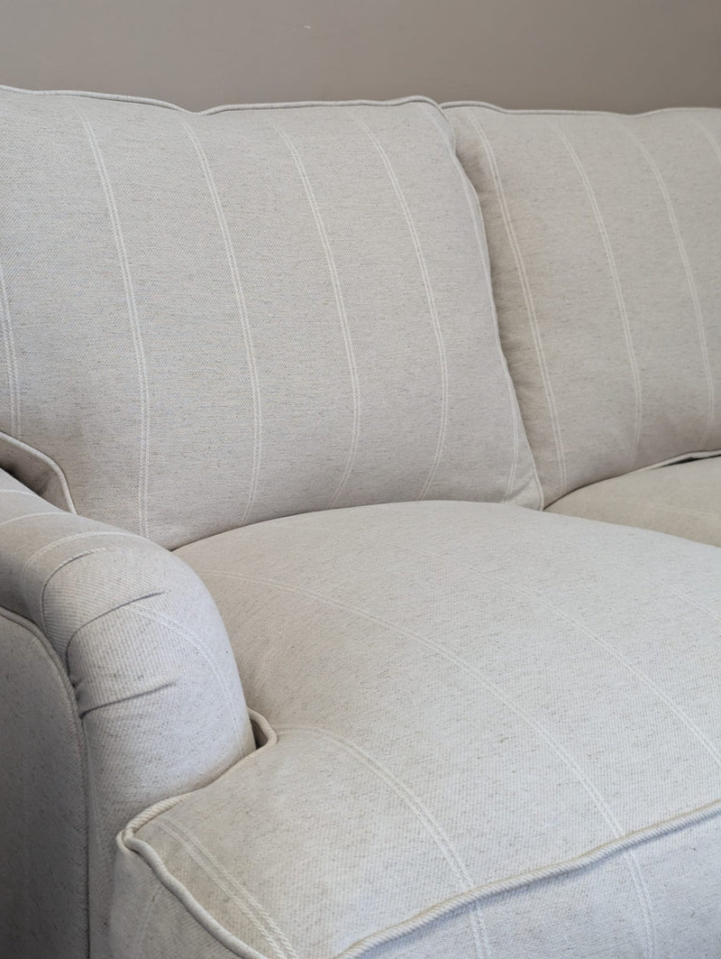 Morris - 2 Seater Sofa - Natural - Compton Stripe