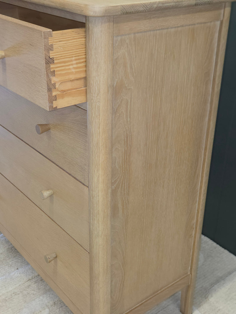 Berkeley Nordic Oak 4 Drawer Chest