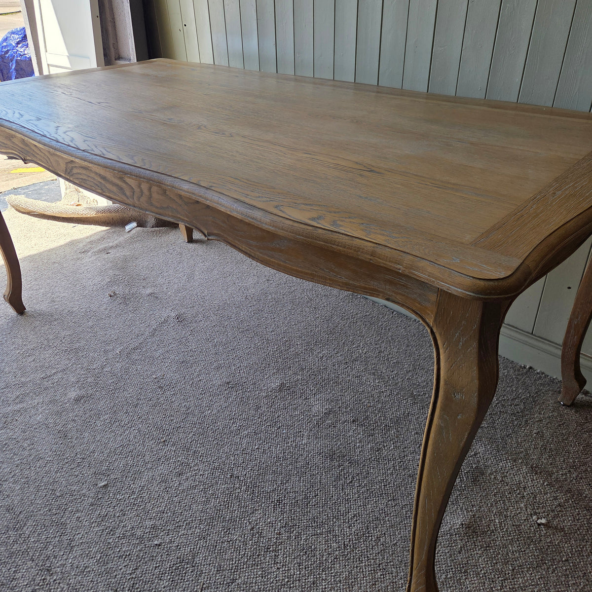 Camille Limewash Oak 6 Seater Dining Table