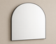 Milan Over Mantel Mirror - Black