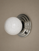 Rechargeable Ribbed Wall Light - Chrome
