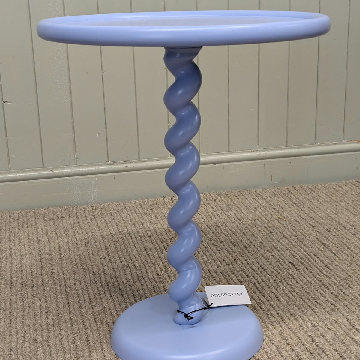 Twister Round Side Table - Lavender