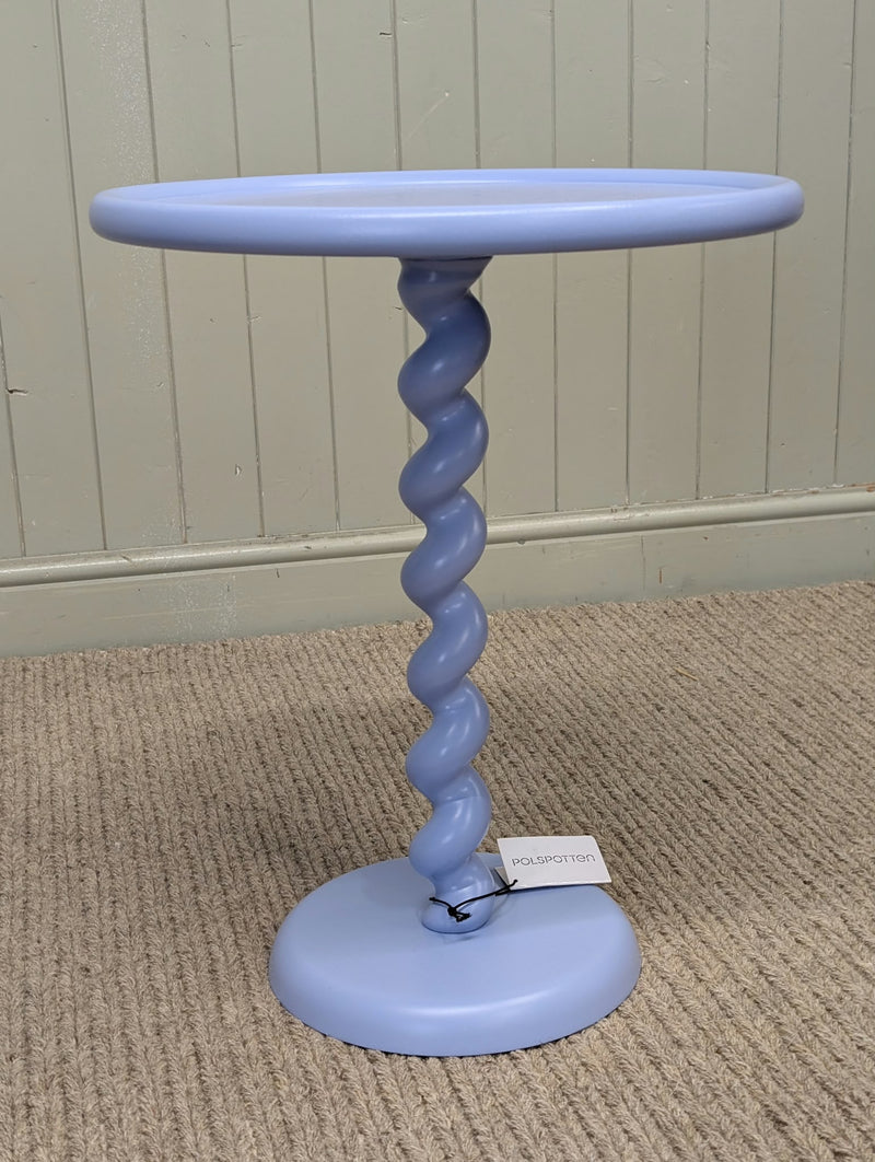 Twister Round Side Table - Lavender