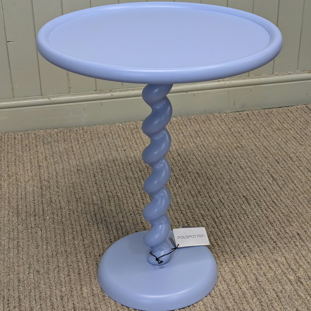 Twister Round Side Table - Lavender