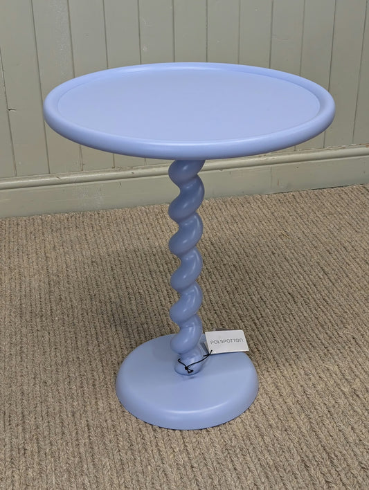 Twister Round Side Table - Lavender