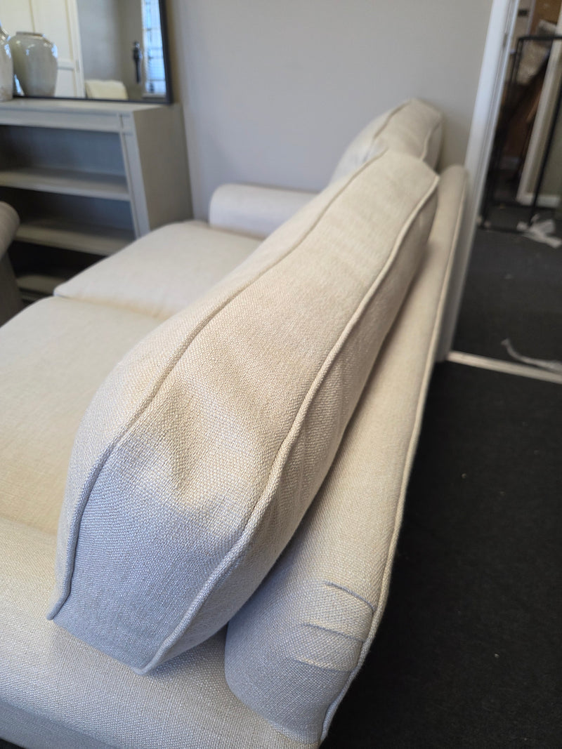 Stewart Large 2 Seater Sofa - Natural - Rustic Weave