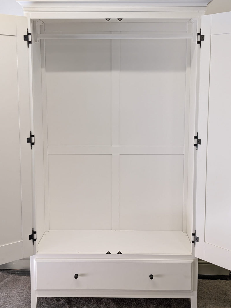 Winstone Pure White Double Wardrobe