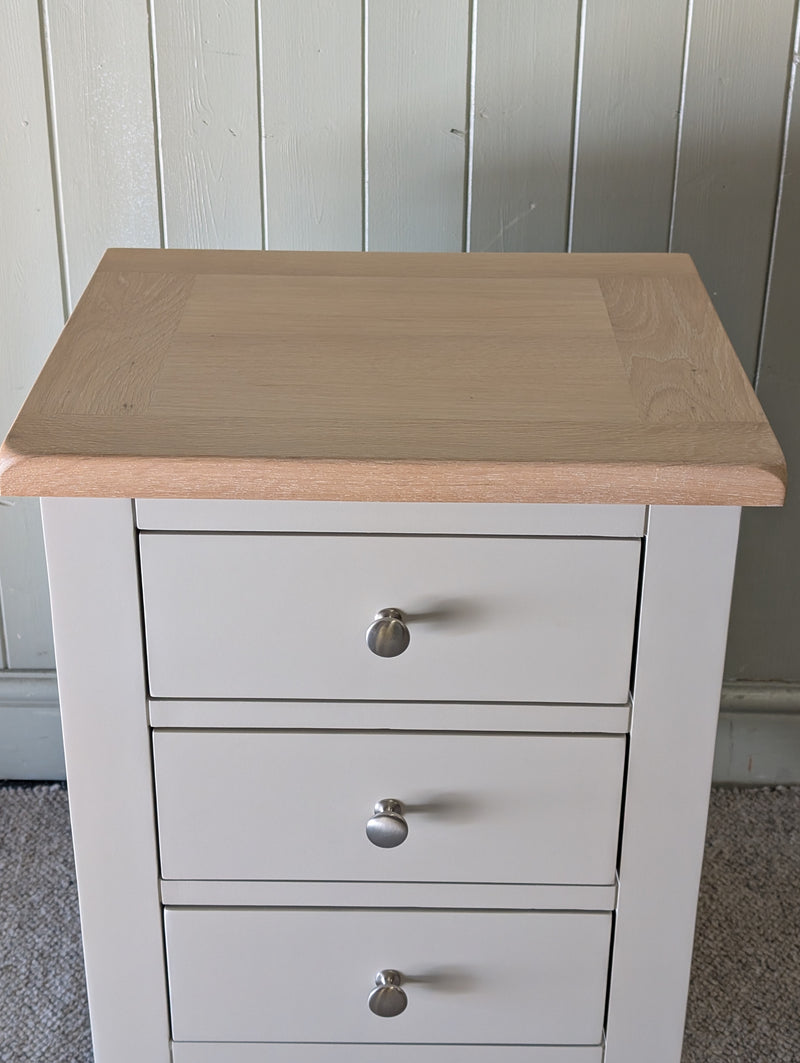 Chester Limestone 3 Drawer Bedside Table