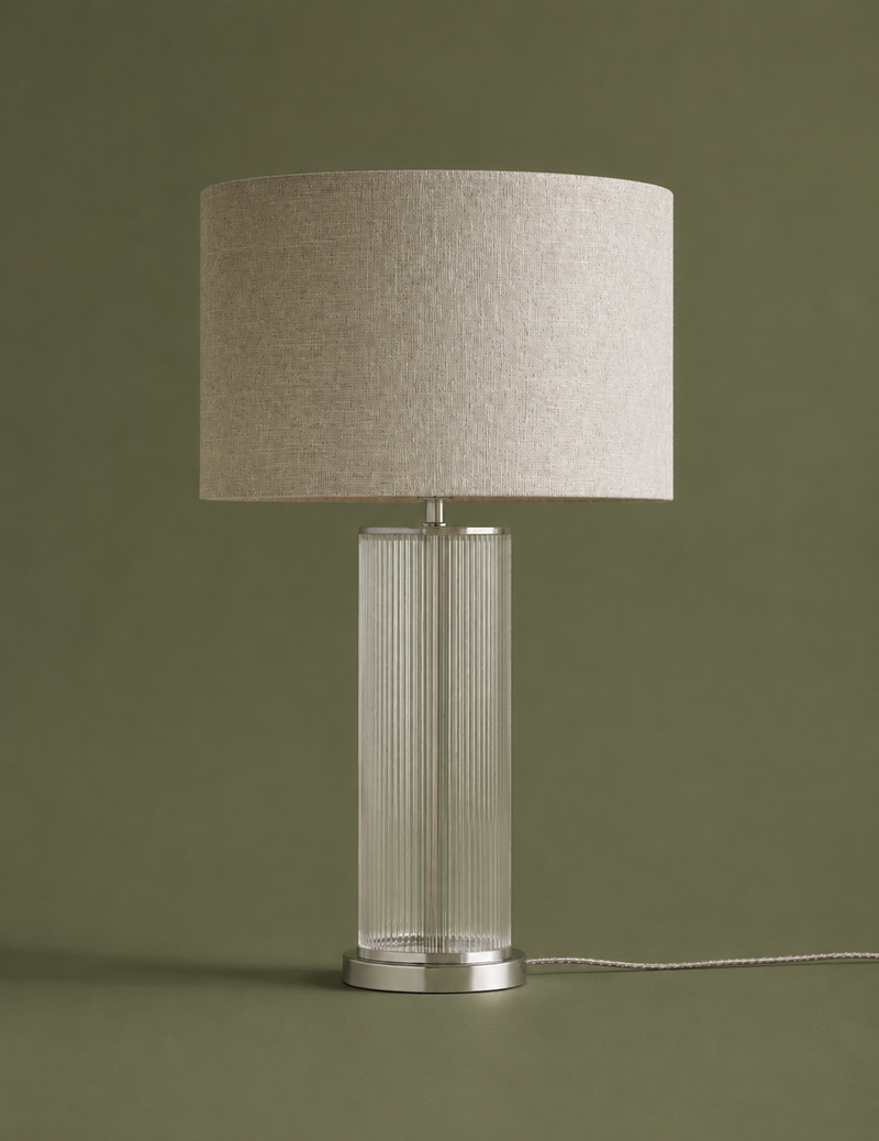 Monroe Table Lamp - Silver Mix