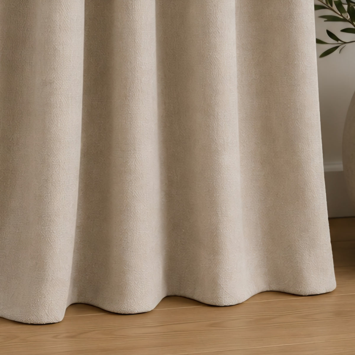 Brushed Multiway Blackout Curtains - Champagne - 168cm x 137cm